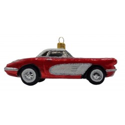 Christbaumschmuck roter Oldtimer Christbaumschmuck roter Oldtimer