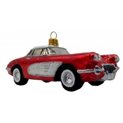 Christbaumschmuck roter Oldtimer Christbaumschmuck roter Oldtimer