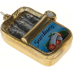 Christbaumschmuck Sardinen in der Dose Christbaumschmuck Sardinen in der Dose