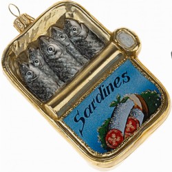 Christbaumschmuck Sardinen in der Dose Christbaumschmuck Sardinen in der Dose