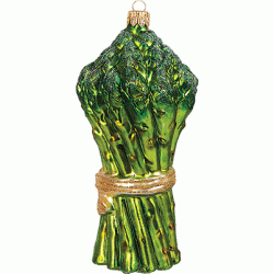 Christbaumschmuck grüner Spargel Christbaumschmuck grüner Spargel