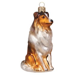 Weihnachtskugel Hund Colli Weihnachtskugel Hund Colli