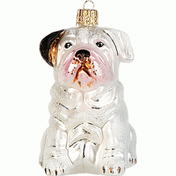 Christbaumschmuck Baby Bulldogge
