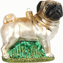 Christbaumschmuck Hund Mops Christbaumschmuck Hund Mops