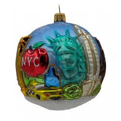 Christbaumschmuck New York Kugel