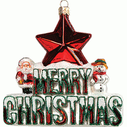 Christbaumschmuck Merry Christmas Christbaumschmuck Merry Christmas