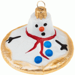 Christbaumschmuck Keks mit Schneemann