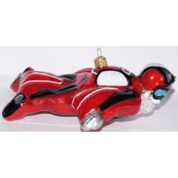 Christbaumschmuck Weihnachtsmann Skydiver
