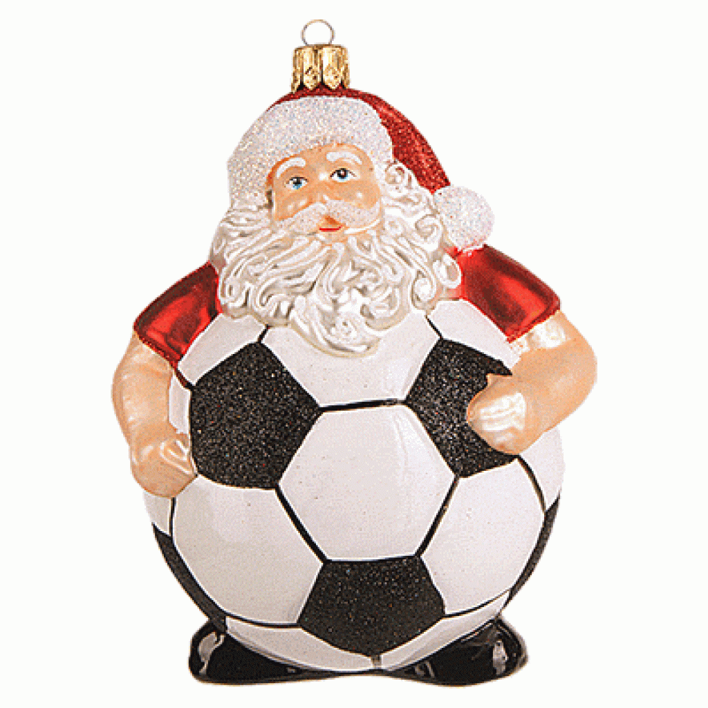 Christbaumschmuck Fußball-Santa Christbaumschmuck Fußball-Santa