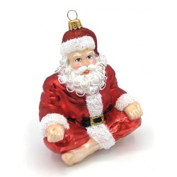Christbaumschmuck Yoga Santa