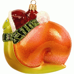 Christbaumschmuck Weihnachtsschnecke Christbaumschmuck Weihnachtsschnecke