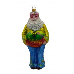 Christbaumschmuck Weihnachtsmann Hippie