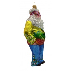Christbaumschmuck Weihnachtsmann Hippie