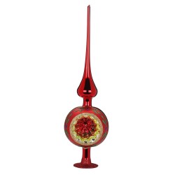Inge Glas Christbaumspitze funkelnder Reflex Rot Inge Glas Christbaumspitze funkelnder Reflex Rot