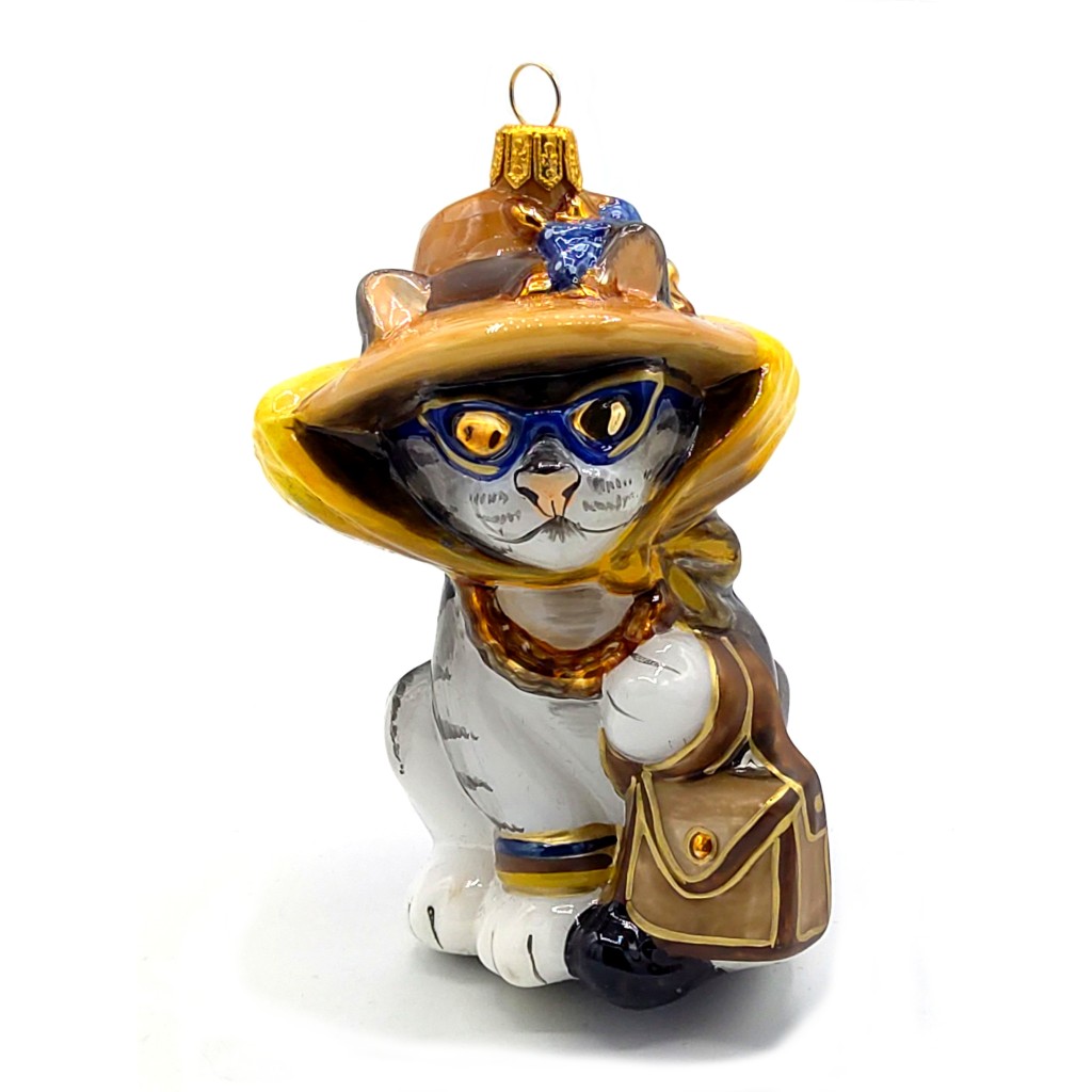 Christbaumschmuck Komozja Katze Feine Dame Christbaumschmuck Komozja Katze Feine Dame