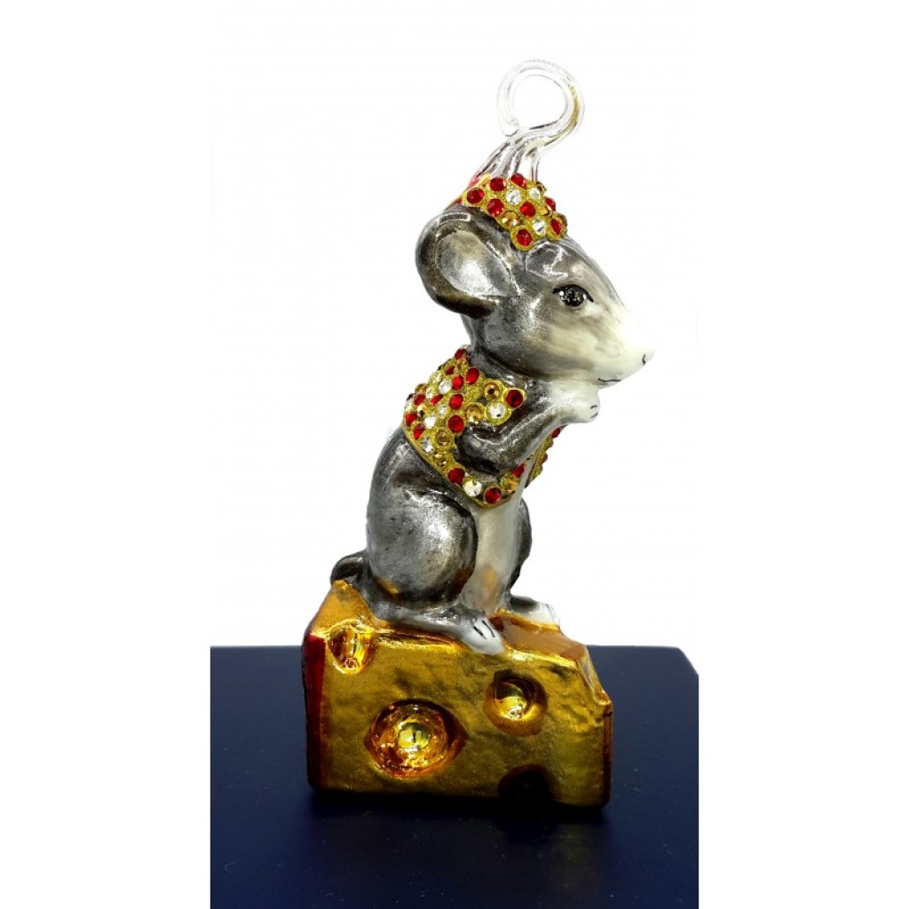 Christbaumschmuck Mostowski-Kollektion by Komozja Maus auf Käse Christbaumschmuck Mostowski-Kollektion by Komozja Maus auf Käse