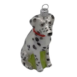 Weihnachtskugel Dalmatiner mit Halsband Weihnachtskugel Dalmatiner mit Halsband