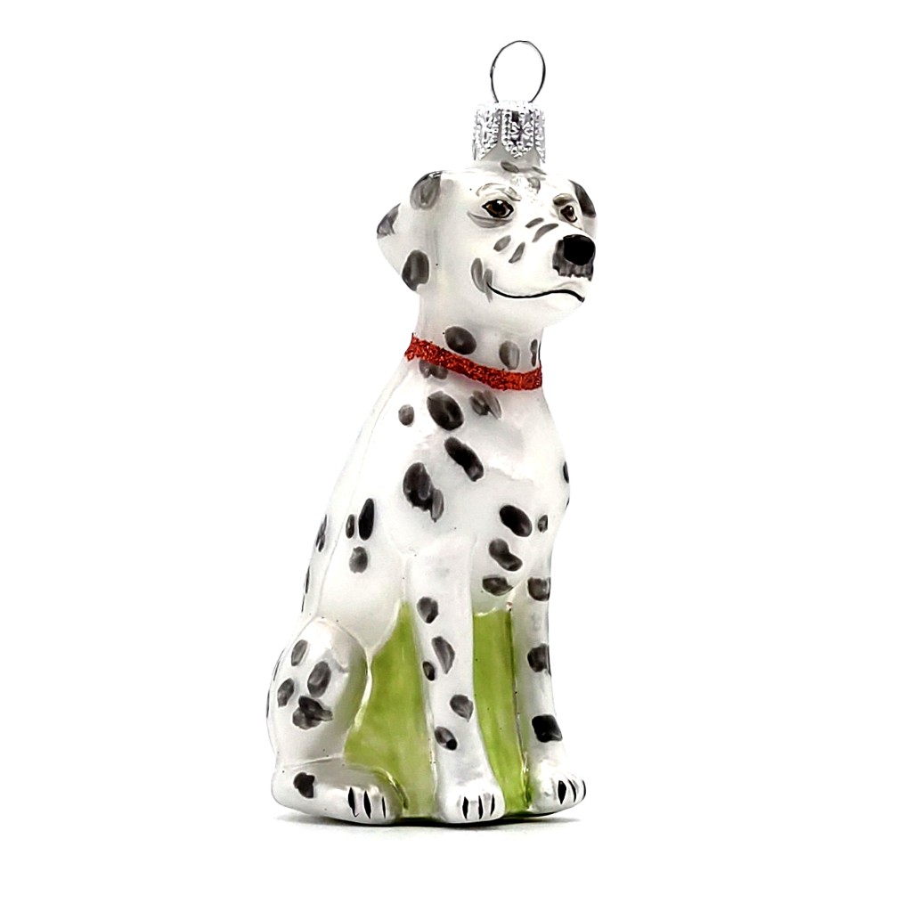 Weihnachtskugel Dalmatiner mit Halsband Weihnachtskugel Dalmatiner mit Halsband