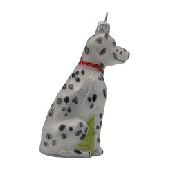 Weihnachtskugel Dalmatiner mit Halsband Weihnachtskugel Dalmatiner mit Halsband