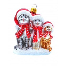 Christbaumschmuck Weihnachtskatzen