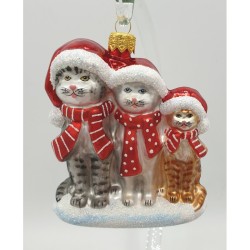 Christbaumschmuck Weihnachtskatzen