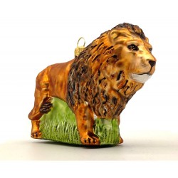 Weihnachtskugel Löwe