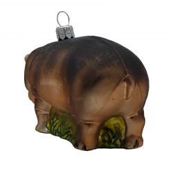 Weihnachtskugel Nilpferd