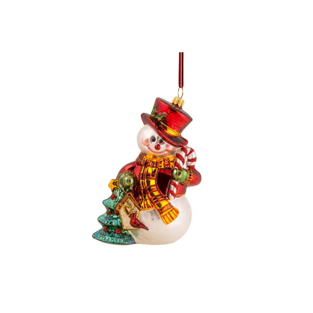 Christbaumschmuck Schneemann mit Hut Christbaumschmuck Schneemann mit Hut