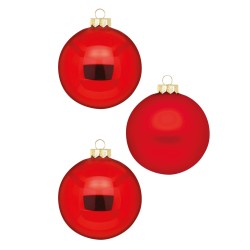 Weihnachtskugel rot, 6cm, 20 STK.