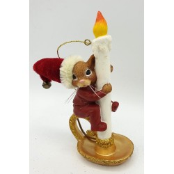 Anhänger Maus mit Kerze Anhänger Maus mit Kerze
