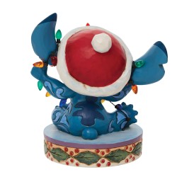 Disney Traditions - Jim Shore - Stitch mit Lichterkette