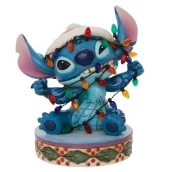 Disney Traditions - Jim Shore - Stitch mit Lichterkette Disney Traditions - Jim Shore - Stitch mit Lichterkette