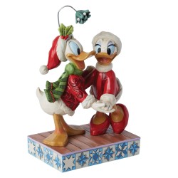 Disney Traditions - Jim Shore - Donald und Daisy tanzen unter dem Mistelzweig Disney Traditions - Jim Shore - Donald und Daisy tanzen unter dem Mistelzweig