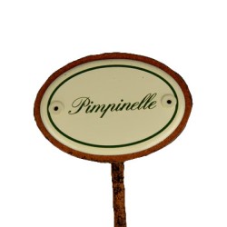 Kräuterschild Emaille Pimpinelle Kräuterschild Emaille Pimpinelle