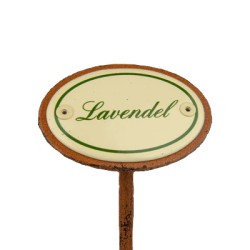 Kräuterschild Emaille Lavendel Kräuterschild Emaille Lavendel