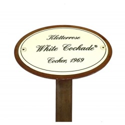 Rosenschild Emaille White Cockade Rosenschild Emaille White Cockade