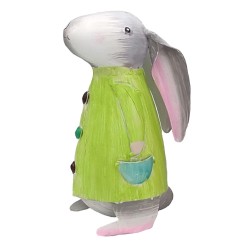 Osterhase Betty mit Schlappohren Grün S