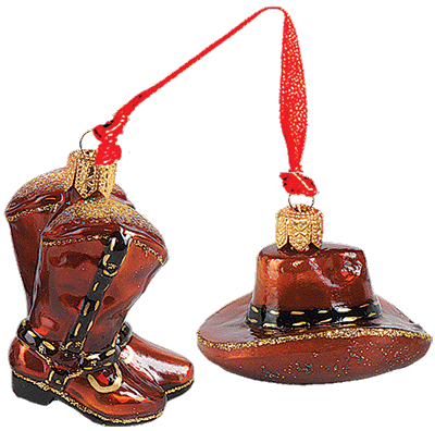 Christbaumschmuck Western