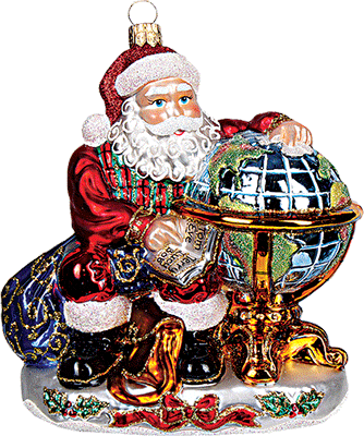 Christbaumschmuck Reisen um die Welt