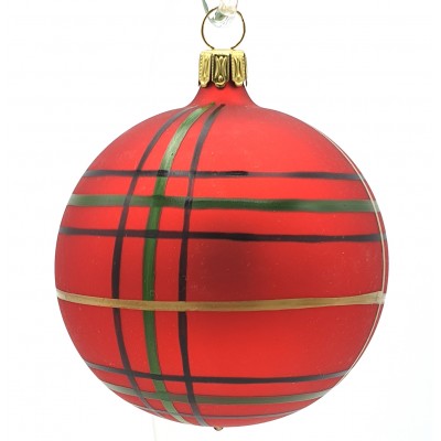 Weihnachtskugeln mit Dekor